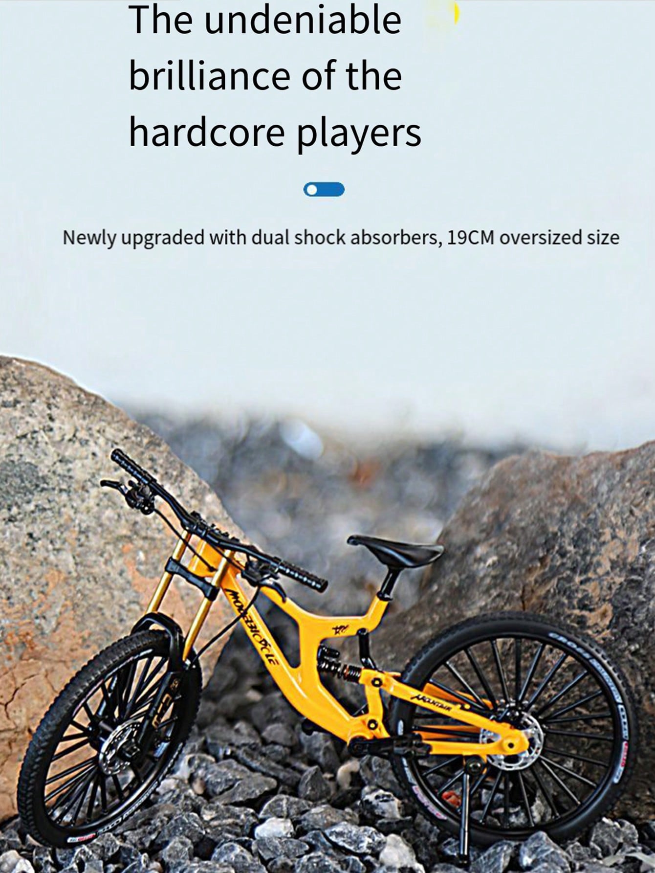 Mountain Biking Game - Усовершенствованный двухамортизаторный горный велосипед с мягкой