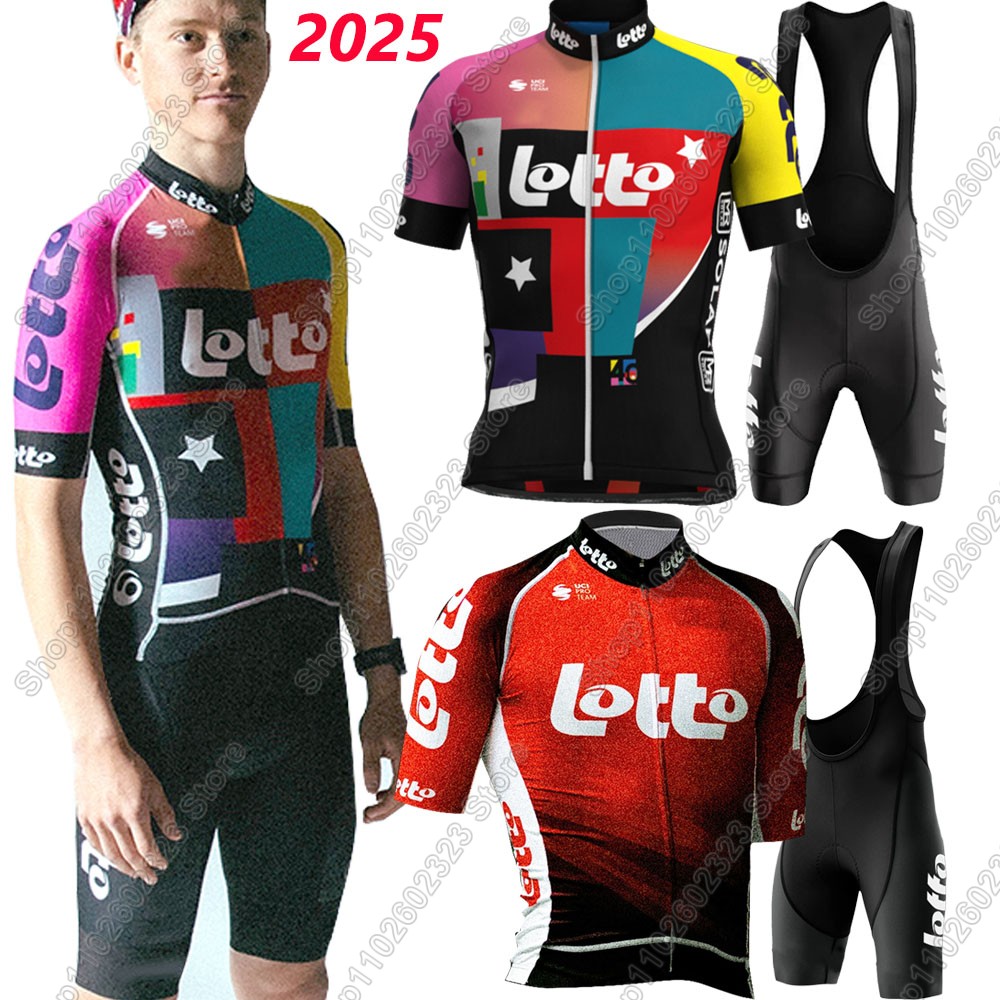 Mountain Biking Clothes - Комплект велосипедного трикотажа Lotto Team 2025,