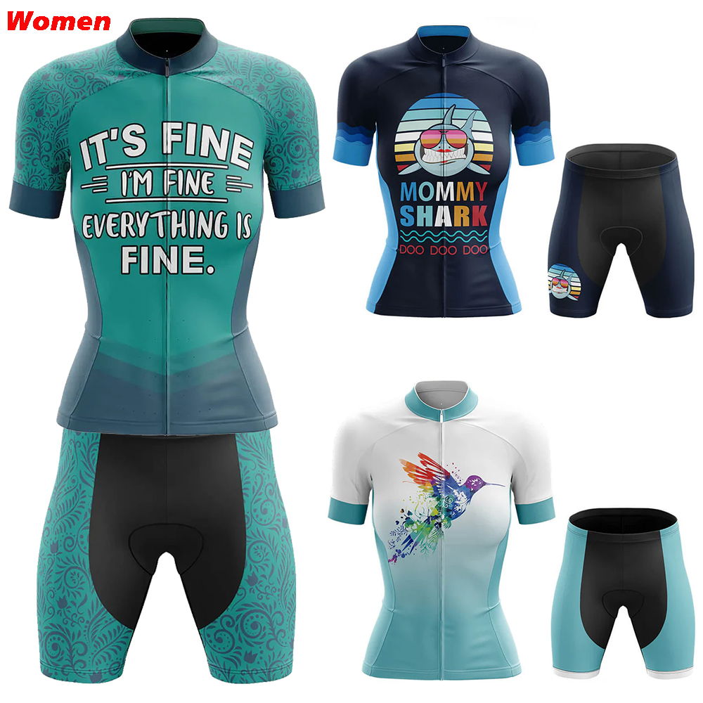 Mountain Biking Pants Women - I'm Fine Полиэстер Одежда для велоспорта