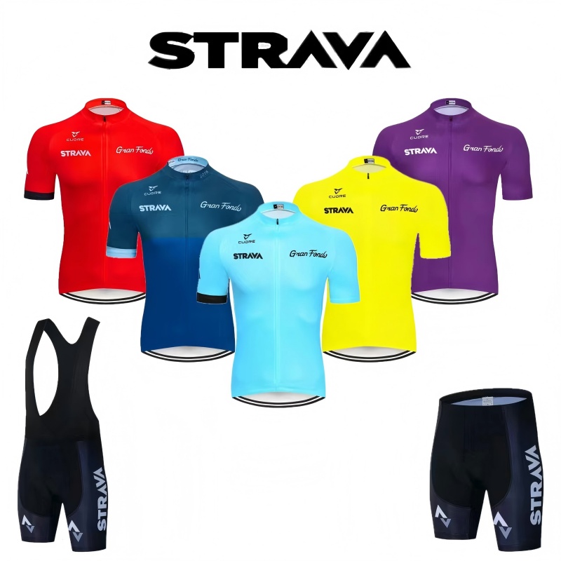 Mountain Biking Clothes - Комплект велосипедной формы Strava: летняя велосипедная