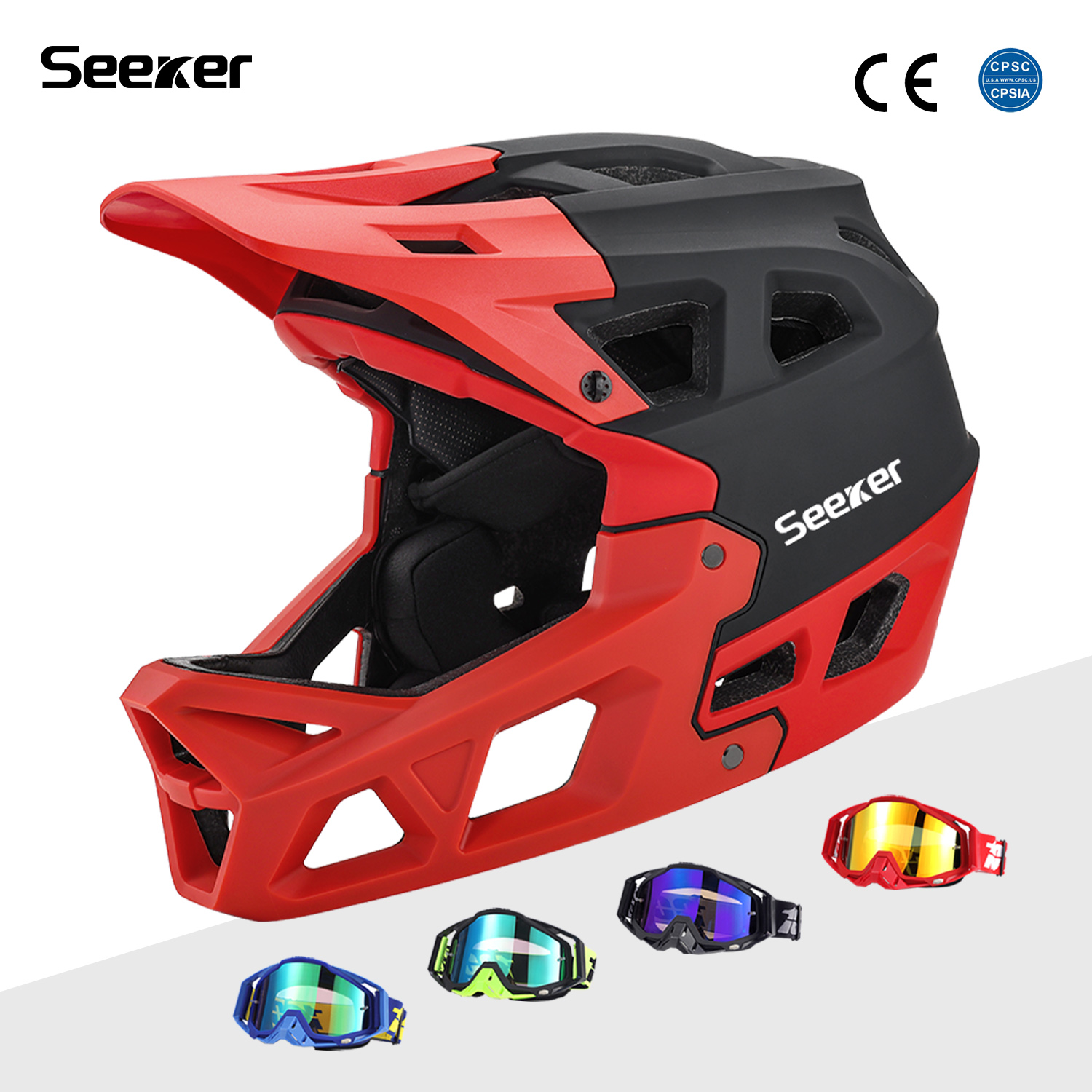Велосипедный шлем Seeker для б – обзор и цена Mountain Biking Helmet Full Face