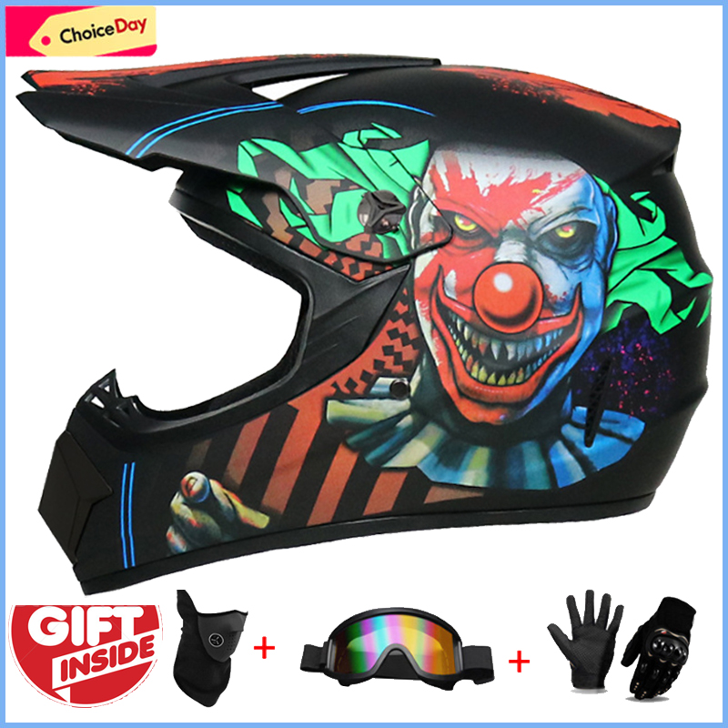 Комплект из 3 детских внедорож – обзор и цена Mountain Biking Helmet Full Face