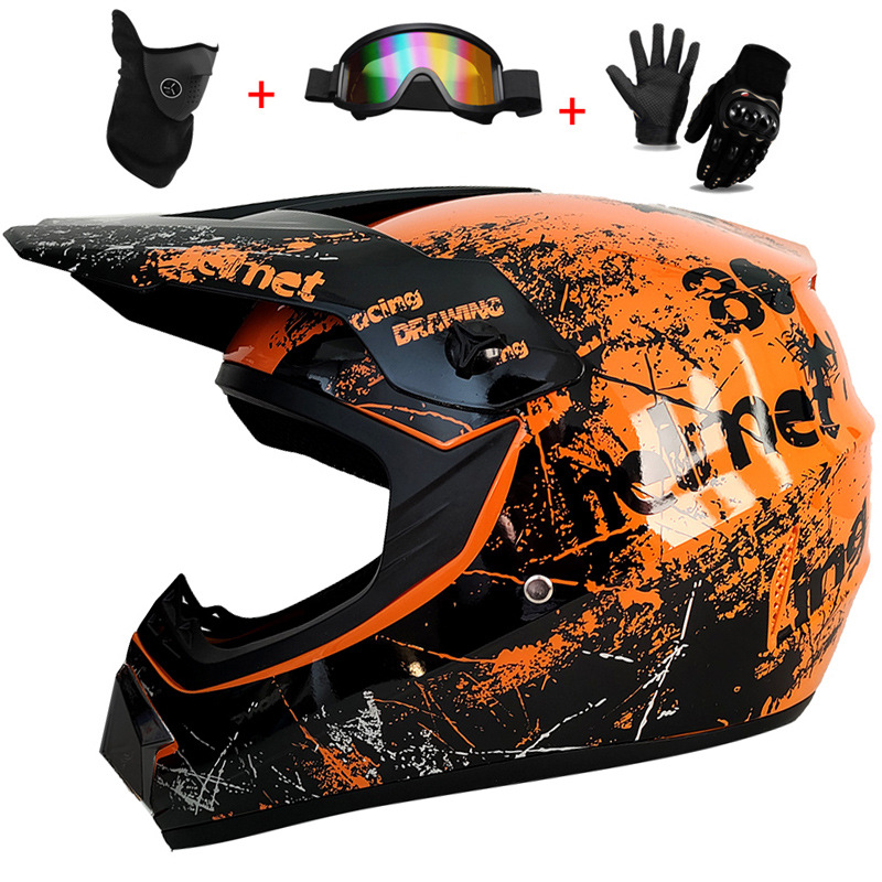 Комплект из 3 детских внедорож – обзор и цена Mountain Biking Helmet Full Face