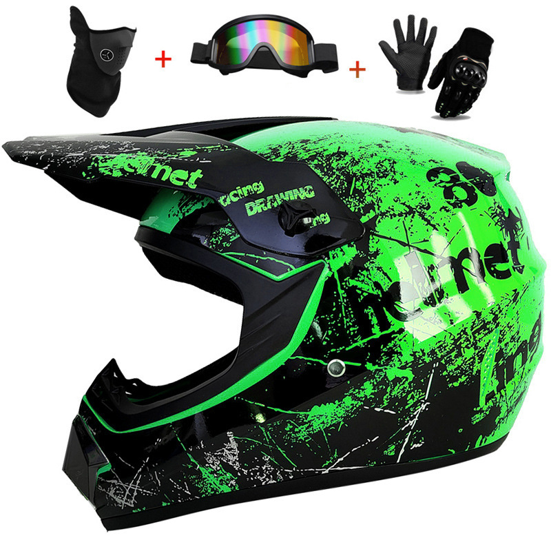 Комплект из 3 детских внедорож – обзор и цена Mountain Biking Helmet Full Face