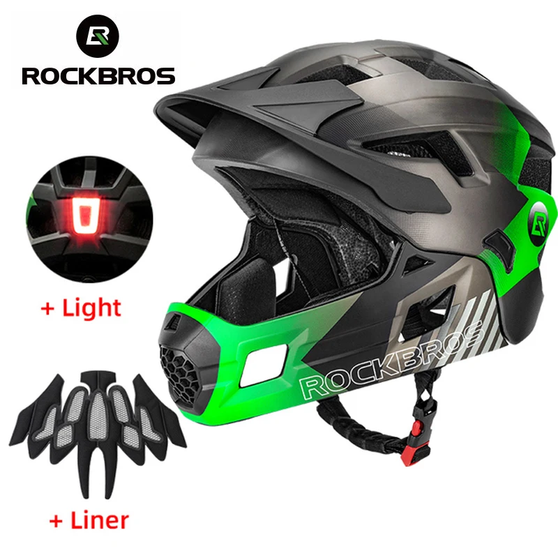 Детский велосипедный шлем ROCK – обзор и цена Mountain Biking Helmet Full Face
