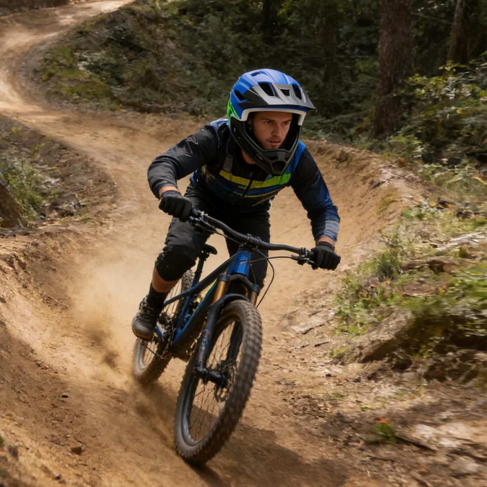 Полнолицевой шлем для горного  – обзор и цена Mountain Biking Helmet Full Face