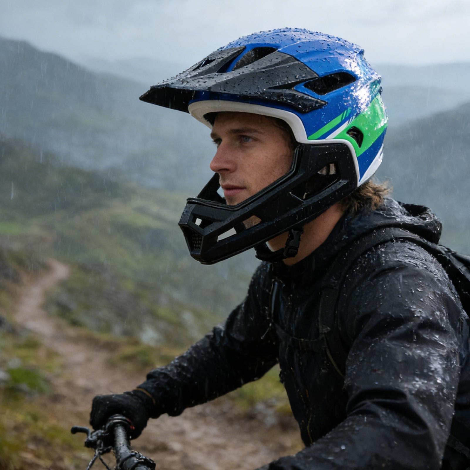 Полнолицевой шлем для горного  – обзор и цена Mountain Biking Helmet Full Face