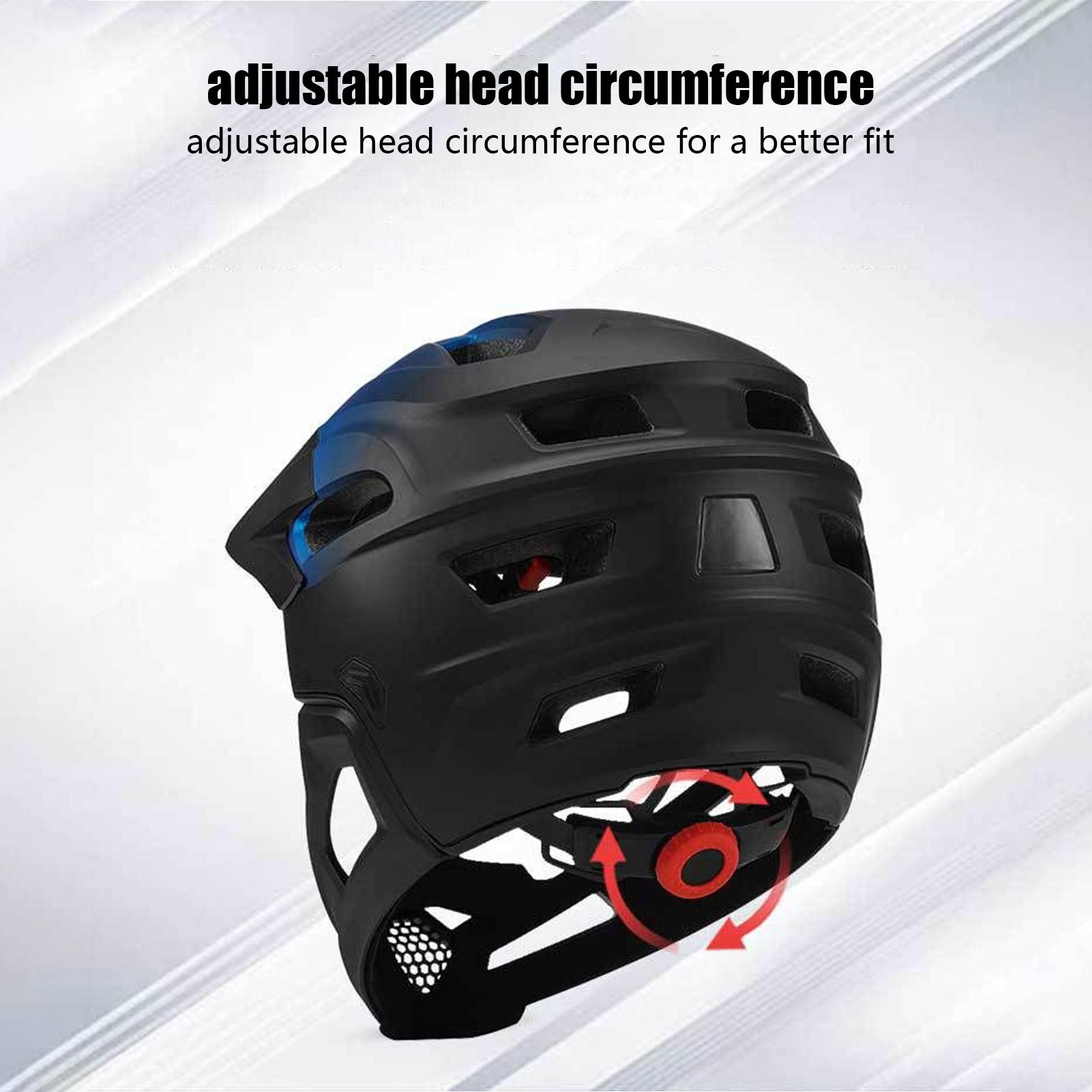 Съемный полнолицевой велосипед – обзор и цена Mountain Biking Helmet Full Face