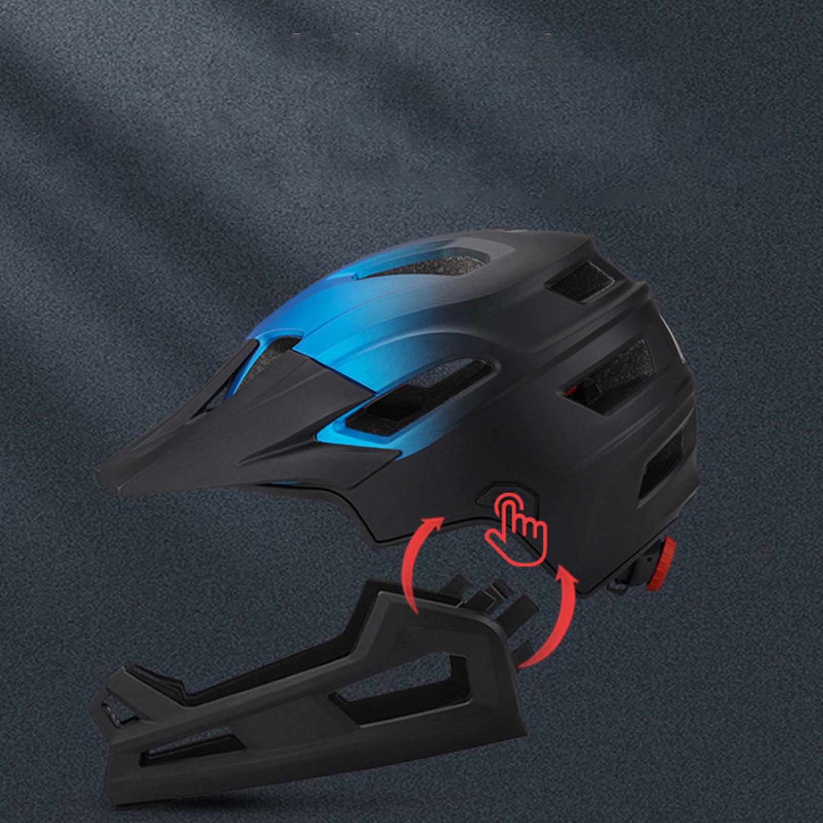 Съемный полнолицевой велосипед – обзор и цена Mountain Biking Helmet Full Face